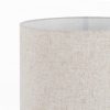 LÁMPARA SUELO BEIGE RESINA ILUMINACIÓN 35 X 35 X 128 CM