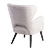 SILLÓN JASPEADO CRUDO TEJIDO-MADERA 70 X 74 X 90 CM