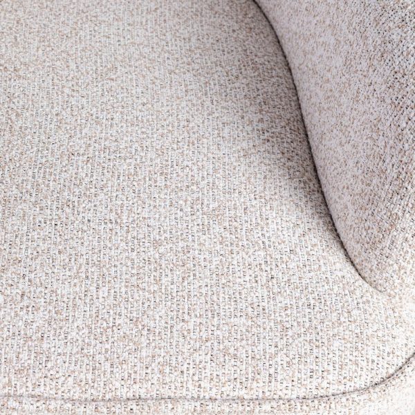SILLÓN JASPEADO CRUDO TEJIDO-MADERA 70 X 74 X 90 CM