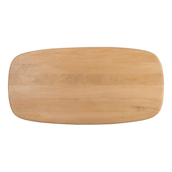 MESA COMEDOR NATURAL MADERA DE MANGO 180 X 90 X 76 CM