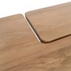 S/2 MESA CENTRO NATURAL MADERA DE MANGO 120 X 70 X 36 CM