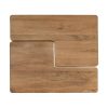 S/2 MESA CENTRO NATURAL MADERA DE MANGO 120 X 70 X 36 CM