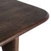 MESITA MARRÓN MADERA DE MANGO 45 X 45 X 55 CM