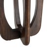 MESITA MARRÓN MADERA DE MANGO 45 X 45 X 55 CM