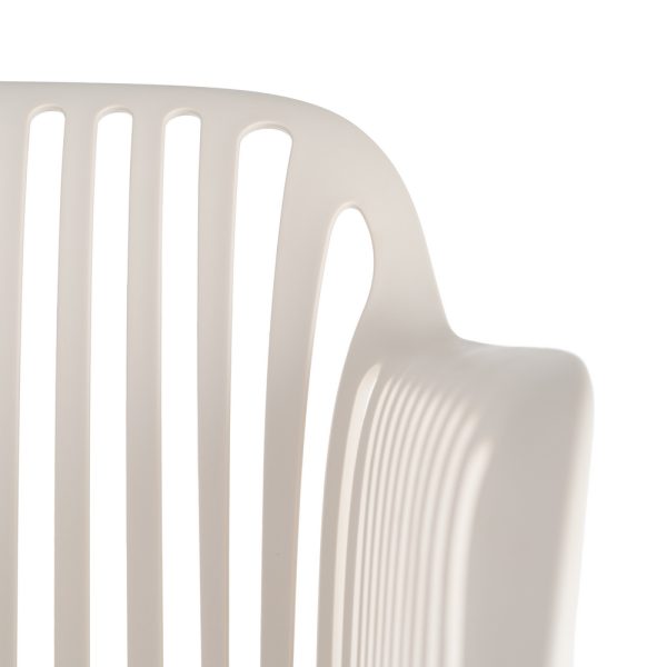 SILLA APILABLE POLIPROPILENO EXTERIOR 55 X 61 X 80 CM