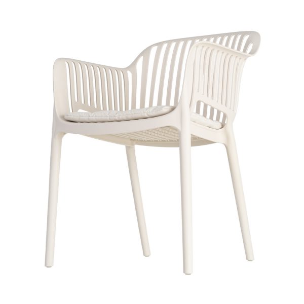 SILLA APILABLE POLIPROPILENO EXTERIOR 55 X 61 X 80 CM