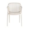 SILLA APILABLE POLIPROPILENO EXTERIOR 55 X 61 X 80 CM
