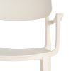 SILLA APILABLE CREMA PP CONTRACT 51,50 X 51 X 80 CM