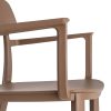 SILLA APILABLE MARRÓN PP CONTRACT 51,50 X 51 X 80 CM