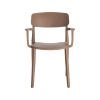 SILLA APILABLE MARRÓN PP CONTRACT 51,50 X 51 X 80 CM
