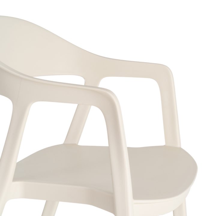 SILLA APILABLE CREMA PP CONTRACT 52 X 52 X 80 CM