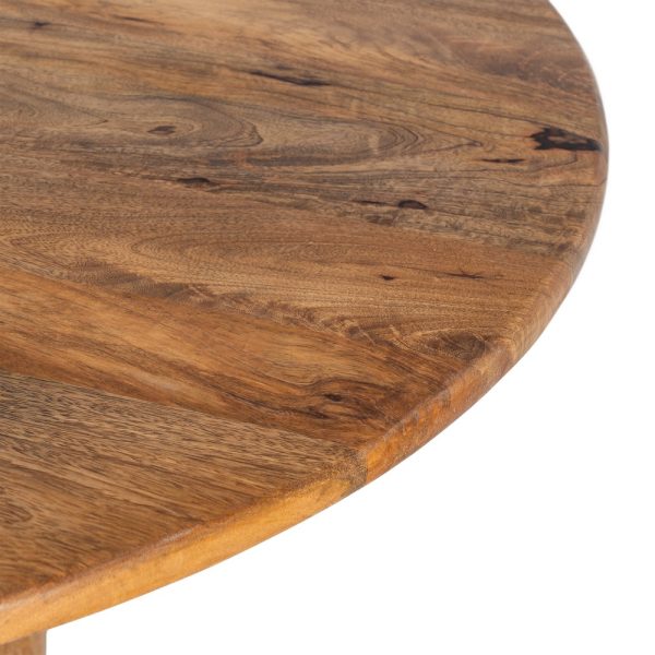 MESA COMEDOR MADERA DE MANGO SALÓN 120 X 120 X 76 CM