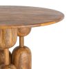 MESA COMEDOR MADERA DE MANGO SALÓN 120 X 120 X 76 CM