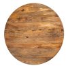 MESA COMEDOR MADERA DE MANGO SALÓN 120 X 120 X 76 CM