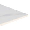 MESA BLANCO PIEDRA SINTERIZADA CONTRACT 80 X 80 X 75 CM