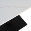 MESA BLANCO PIEDRA SINTERIZADA CONTRACT 80 X 80 X 75 CM