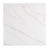 MESA BLANCO PIEDRA SINTERIZADA CONTRACT 80 X 80 X 75 CM