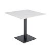 MESA BLANCO PIEDRA SINTERIZADA CONTRACT 80 X 80 X 75 CM