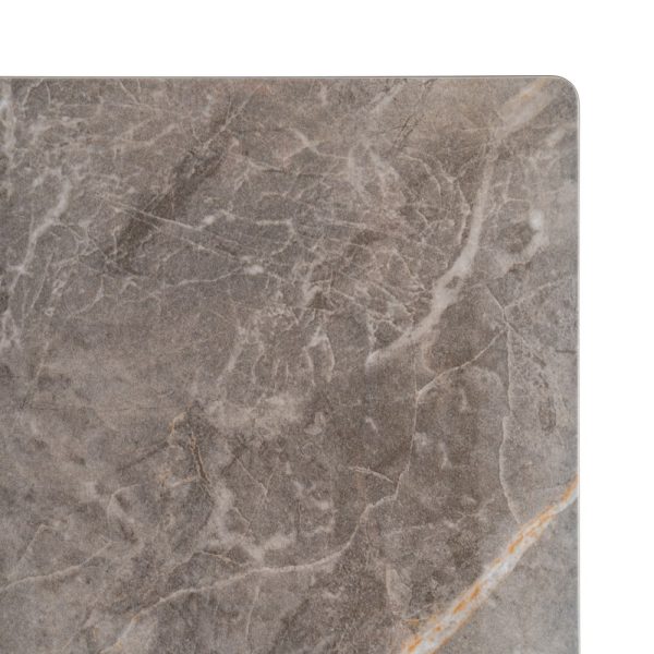 MESA GRIS PIEDRA SINTERIZADA CONTRACT 80 X 80 X 75 CM