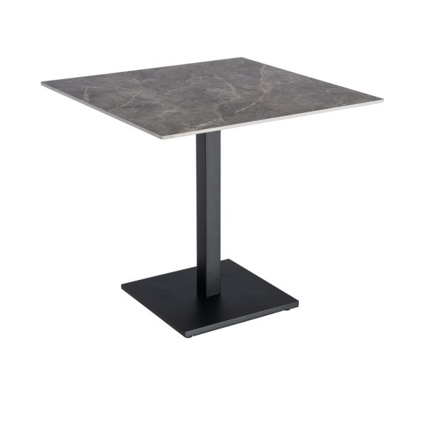 MESA GRIS PIEDRA SINTERIZADA CONTRACT 80 X 80 X 75 CM