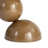 MESITA MARRÓN MADERA-METAL 49,50 X 49,50 X 58,50 CM