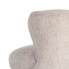 SILLÓN TAPIZADO BEIGE 78 X 77 X 72 CM