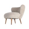SILLÓN TAPIZADO BEIGE 78 X 77 X 72 CM