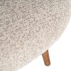 SILLÓN TAPIZADO BEIGE 78 X 77 X 72 CM