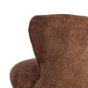 SILLÓN TAPIZADO MARRÓN 78 X 77 X 72 CM