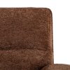 SILLÓN TAPIZADO MARRÓN MADERA 96 X 86,50 X 82,50 CM