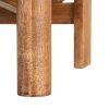 SILLÓN TAPIZADO MARRÓN MADERA 96 X 86,50 X 82,50 CM