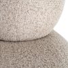 SILLÓN TAPIZADO BEIGE 93 X 93 X 79 CM