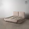 CAMA BEIGE TEJIDO DORMITORIO 163 X 215 X 93 CM